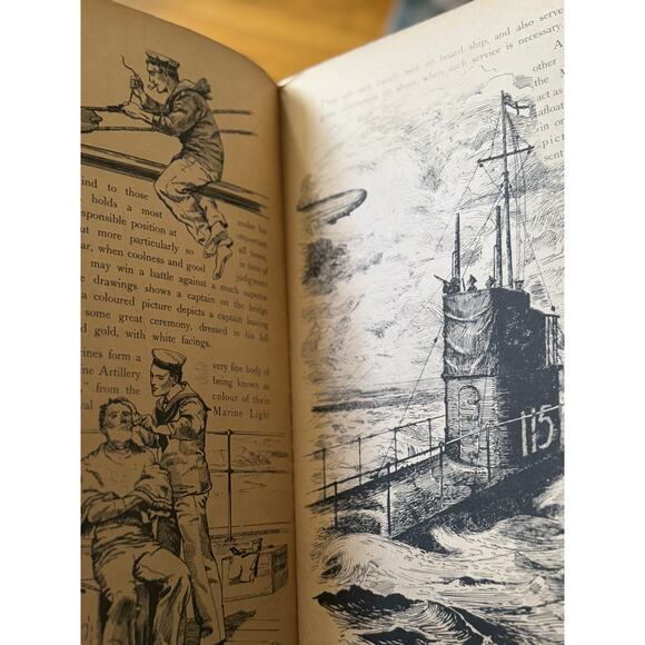 Harry Payne, Sons Of Our Navy book Father Tuck's Patriotic Series - Picture 7 of 11